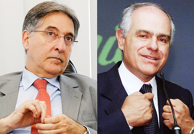 O petista Fernando Pimentel ( esq.) e o tucano Pimenta da Veiga, principais candidatos ao governo de Minas 