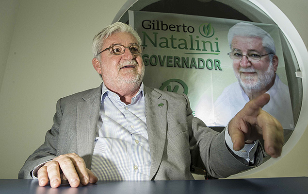 Gilberto Natalini, do PV, que voltar� a atuar como vereador em S�o Paulo