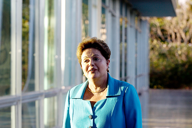 A presidente Dilma Rousseff concede entrevista no Palácio do Alvorada, em Brasília