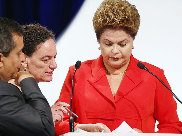 Sandra Brando assessora Dilma em debate com candidatos a presidente em setembro