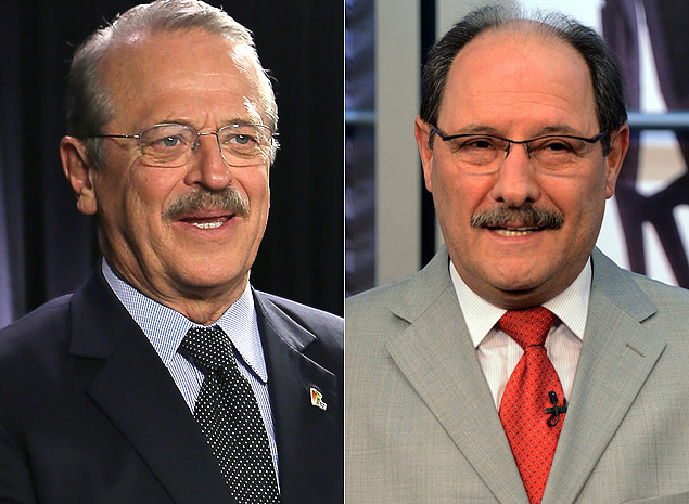 Tarso Genro (PT) e Jos Ivo Sartori (PMDB), candidatos ao governo do RS