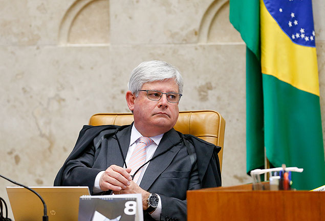 O procurador-geral da Repblica, Rodrigo Janot, durante sesso plenria no STF