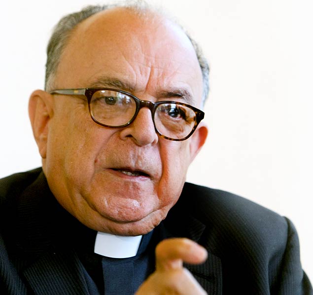 Cardeal Dom Raymundo Damasceno durante entrevista em Braslia 