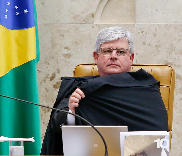 O procurador-geral da Repblica, Rodrigo Janot, durante sesso do Supremo, em Braslia