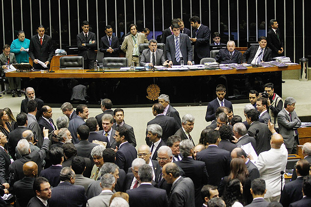 Sessão do Congresso Nacional que aprovou modificações na Lei de Diretrizes Orçamentária