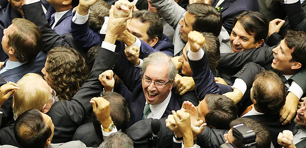 Eduardo Cunha  o novo presidente da Cmara dos Deputados