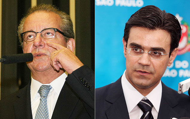 Jos Anbal (PSDB,  esq.) e Rodrigo Garcia (DEM)