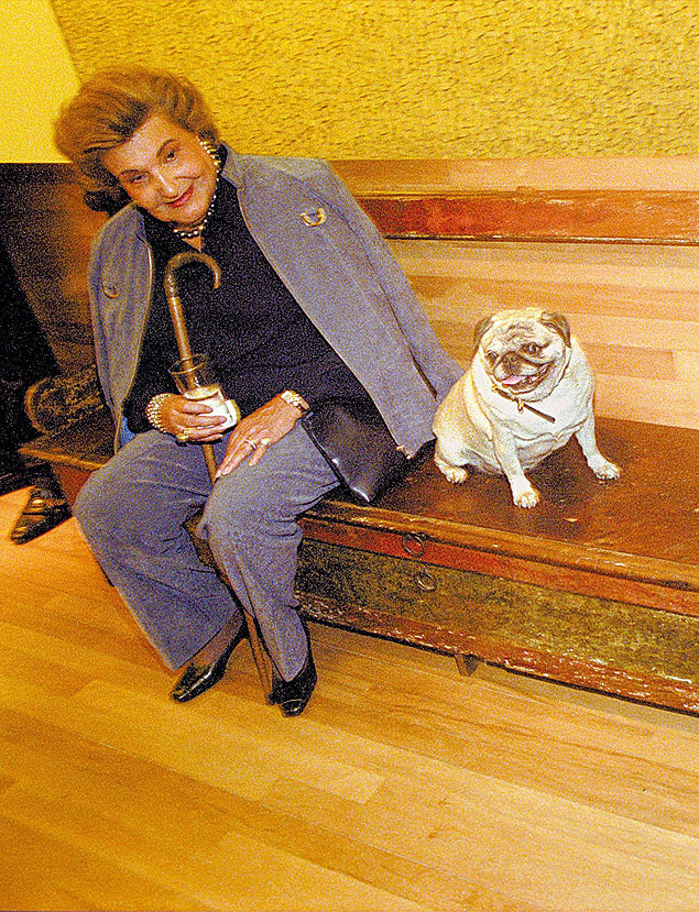 Maria Helena Gregori, em setembro de 2004, no lanamento do livro "Bom pra Cachorro", da chef Roberta Sudbrack, em So Paulo 