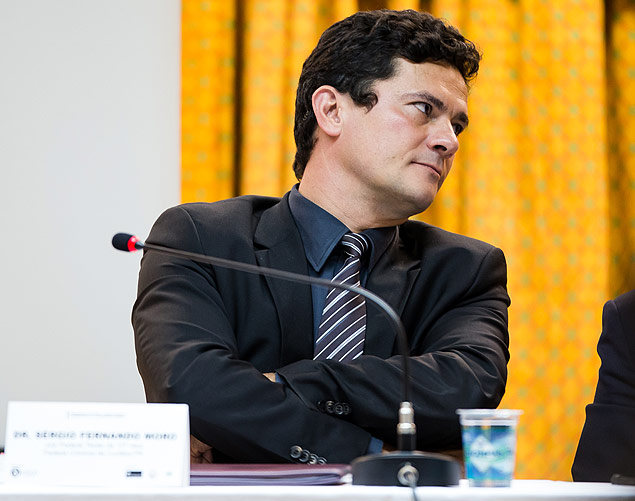 O juiz da Operao Lava Jato, Sergio Moro, durante seminrio em dezembro