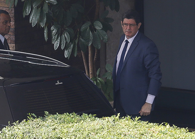 O ministro da Fazenda, Joaquim Levy, defensor do ajuste fiscal, em So Paulo