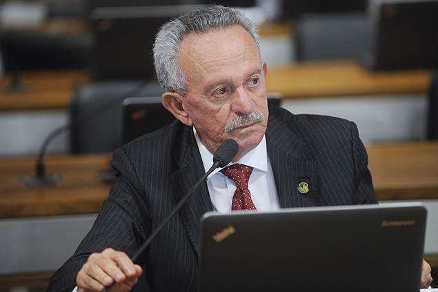 O senador Benedito Lira (PP-AL), indiciado pela Polcia Federal no mbito da Operao Lava Jato