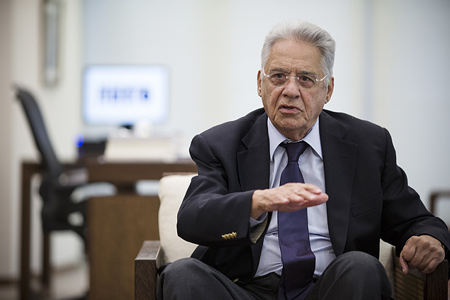 O ex-presidente Fernando Henrique Cardoso em maro durante entrevista em seu escritrio