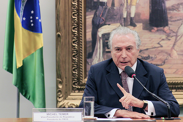 O vice-presidente Michel Temer, coordenador poltico do governo Dilma Rousseff