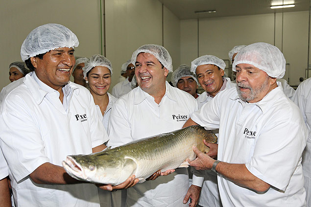 Lula e Evo Morales participam de encontro de piscicultores em Rio Branco (AC)