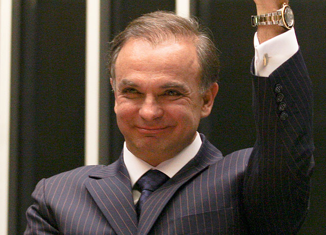 O ex-deputado João Pizzolatti quando tomou posse na Câmara, em 2011