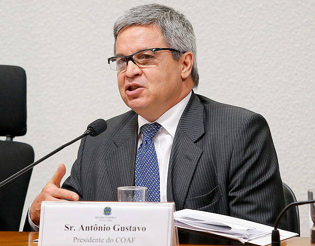 Antonio Gustavo Rodrigues, presidente do Coaf, no Senado