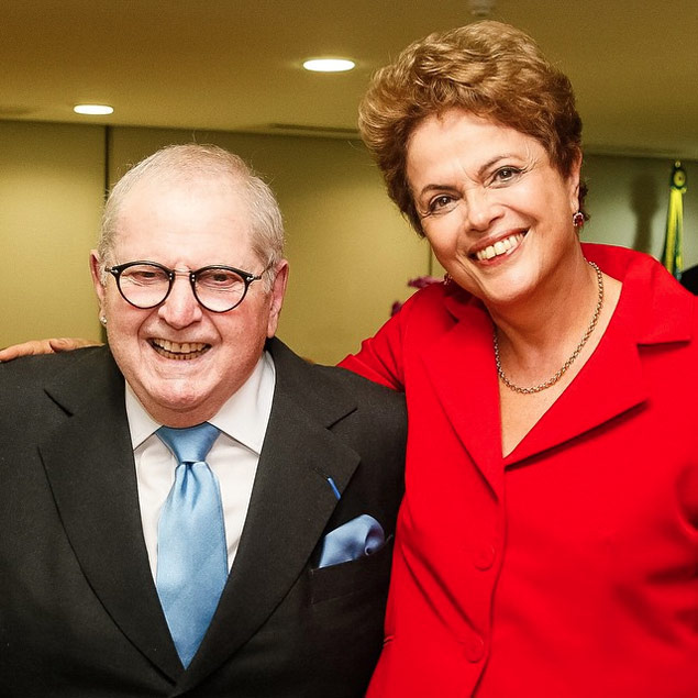 A presidenta Dilma recebe o apresentador J Soares no Palcio do Planalto 