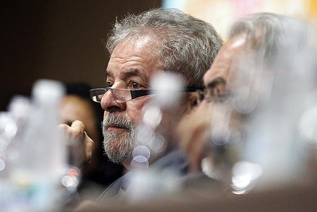 Ex presidente Lula em evento em So Paulo