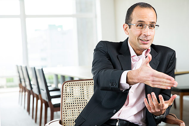 Marcelo Odebrecht, CEO del grupo brasileo Odebrecht, durante una entrevista con Folha, en 2014 