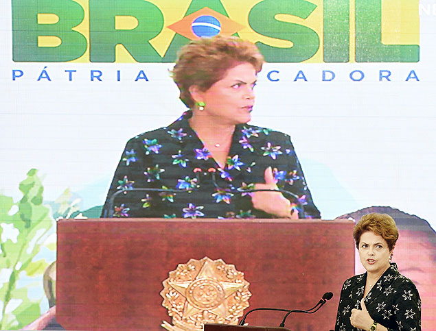 A presidente Dilma Rousseff durante lançamento do Plano Safra da Agricultura Familiar, em Brasília