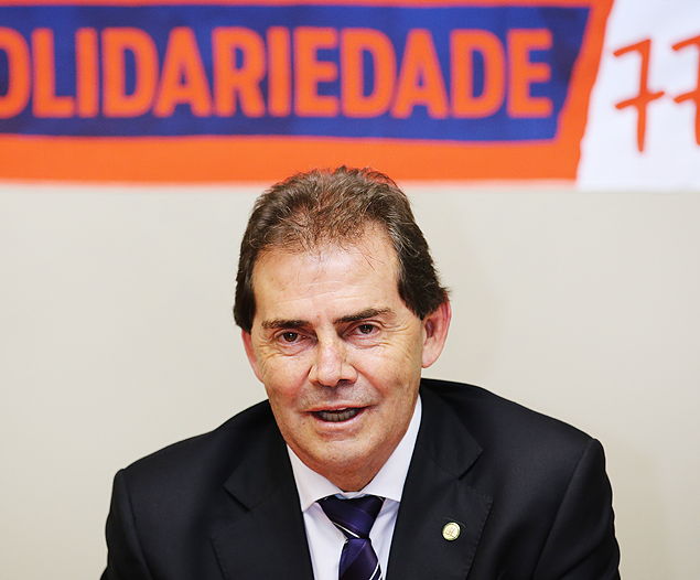 O deputado Paulinho da Força (SD-SP) em Brasília