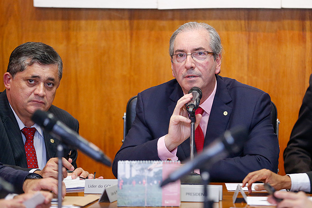 O presidente da cmara dos deputados deputado Eduardo Cunha (PMDB-RJ)