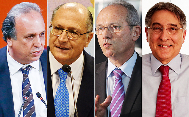 Luiz Fernando Pezo (RJ), Geraldo Alckmin (SP), e Paulo Hartung (ES), Fernando Pimentel (MG)