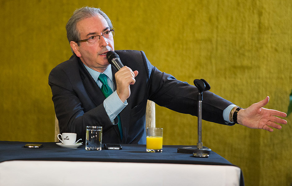 O presidente da Câmara, Eduardo Cunha, faz um balanço do semestre de trabalhos da Casa