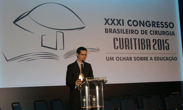Procurador Deltan Dallagnol participa de palestra no Congresso Brasileiro de Cirurgia