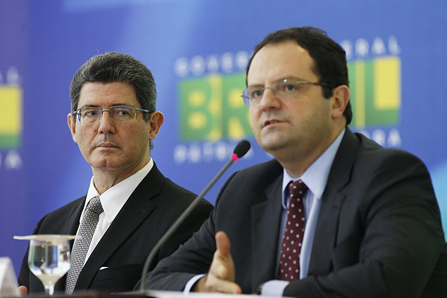 Coletiva dos Ministros Nelson Barbosa e Joaquim Levy sobre corte de gastos. Foto: Pedro Ladeira/Folhapress