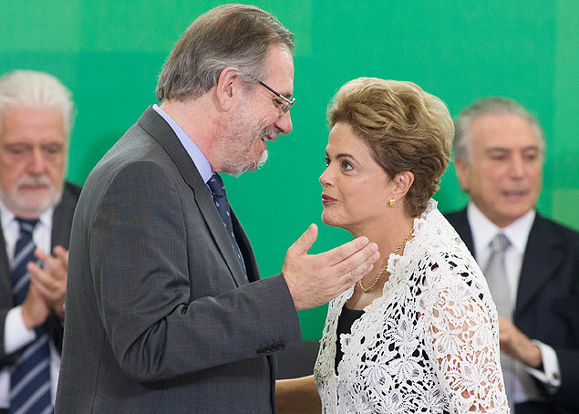 Presidente Dilma d posse ao ministro Miguel Rossetto
