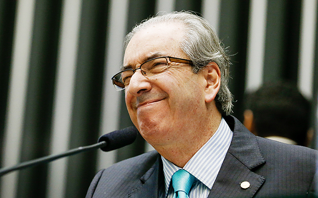 BRASILIA, DF, BRASIL, 08-10-2015, 12h00: O presidente da câmara dos deputados dep. Eduardo Cunha (PMDB-RJ) preside sessão plenária na manhã de hoje. (Foto: Pedro Ladeira/Folhapress, PODER)