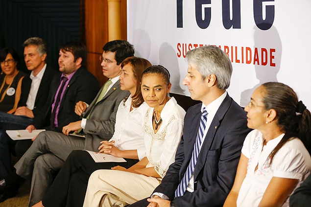 Marina Silva participou do ato de lanamento das bancadas da Rede Sustentabilidade