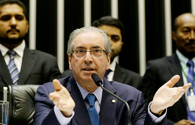 O presidente da Cmara dos Deputados, Eduardo Cunha