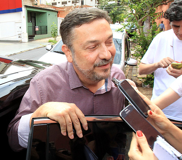 O ex-prefeito e ex-Ministro Antonio Palocci após votação em colégio 