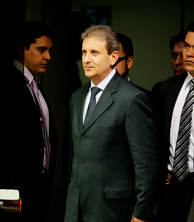 O doleiro Alberto Youssef em outubro, quando foi depor  CPI dos Fundos de Penso, na Cmara