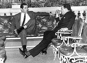 Brizola, ento governador do Rio Rio Grande do Sul, e o presidente Joo Goulart em 1961