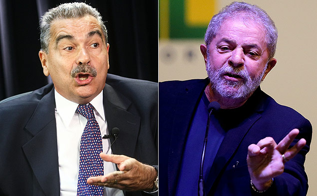 O advogado Nilo Batista, que foi cotado para vaga no Supremo, e Lula, citado em investigações da PF