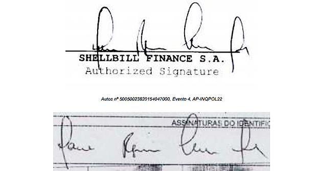 Assinatura de Mnica Moura, mulher de Joo Santana, aparece em contrato da offshore Shellbill Finance