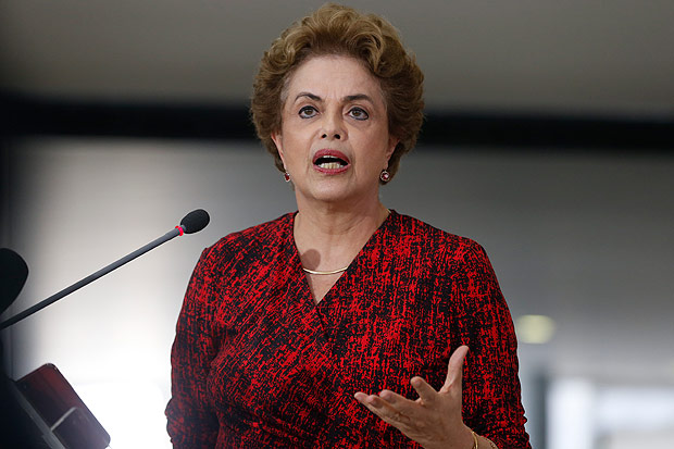 BRASILIA, DF, BRASIL - 16.03.2016: Presidente Dilma da entrevista coletiva no Palacio do Planalto nessa quarta-feira (16).(Foto: Pedro Ladeira/Folhapress, PODER)