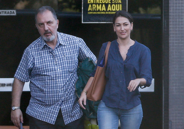 Eduardo Marzago e a filha do senador Delcdio do Amaral (PT-MS), Maria Eduarda Amaral