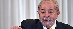 O ex-presidente Lula, durante entrevista a jornalistas estrangeiros na última segunda (28) – Nelson Almeida/AFP