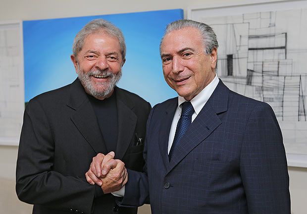 Lula e Temer fazem reunio no instituto do ex-presidente em 2015
