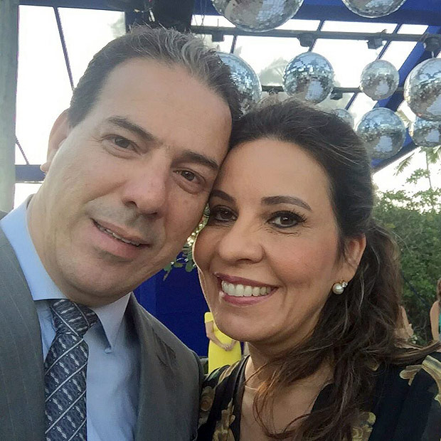 A deputada Raquel Muniz com seu marido, Ruy Muniz