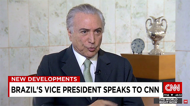 CNN's Shasta Darlington interviews Brazilian Vice President Michel Temer about turmoil in Brazil and the possible impeachment of President Dilma Rousseff.