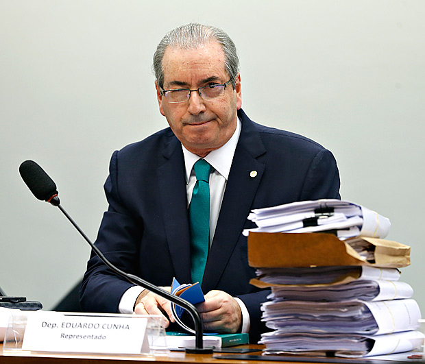 BRASILIA, DF, 19-05-2016 - Depoimento do deputado Eduardo Cunha no Conselho de ética da câmara. Pedro Ladeira/Folhapress