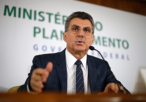 Brasilia, DF, Brasil, 23/05/2016: Ministro do Planejamento Romero Juca durante coletiva de imprensa no ministerio do planejamento. Foto: Pedro Ladeira/Folhapress
