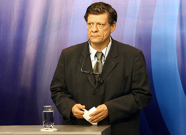 pr-candidato  Prefeitura de Ribeiro Preto Fernando Chiarelli (PT do B), em debate em 2012