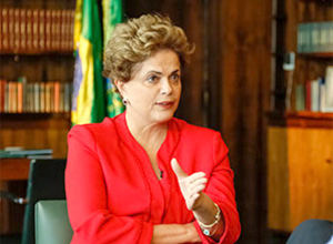 Dilma Rousseff durante entrevista – Roberto Stuckert Filho/PR Dilma Rousseff durante entrevista – Roberto Stuckert Filho/PR