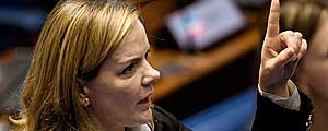 Evaristo Sa/AFP Imputan a la senadora Hoffmann y a su marido por el caso Petrobras